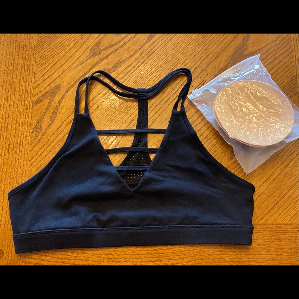Zyia Black Grid Bra